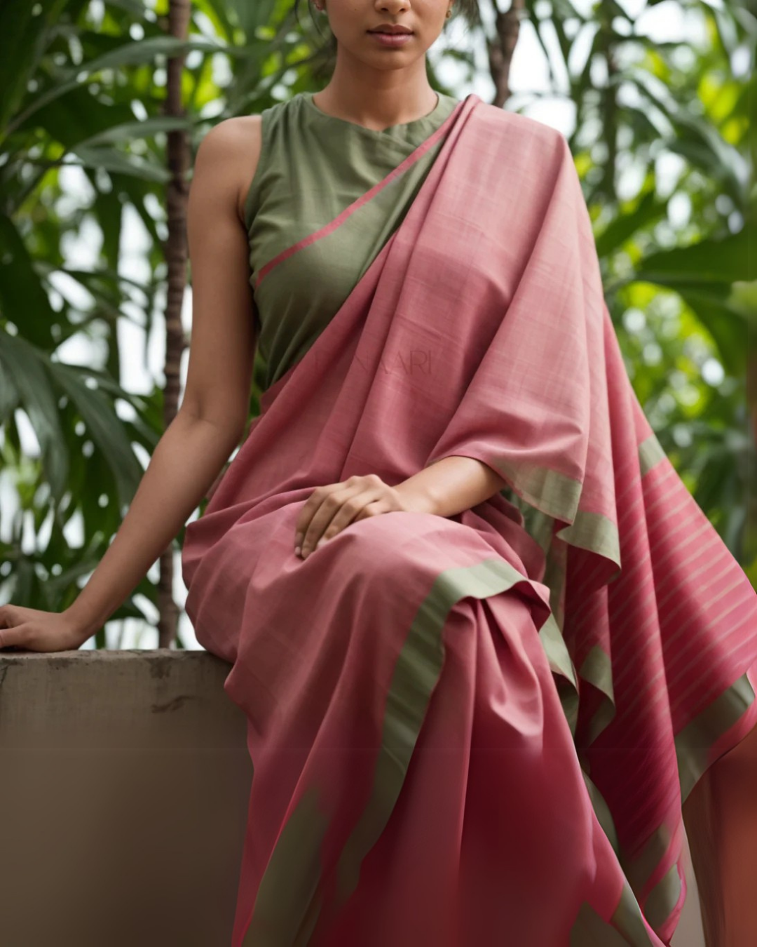 Maroon Majesty - Premium Chanderi Cotton Silk Saree