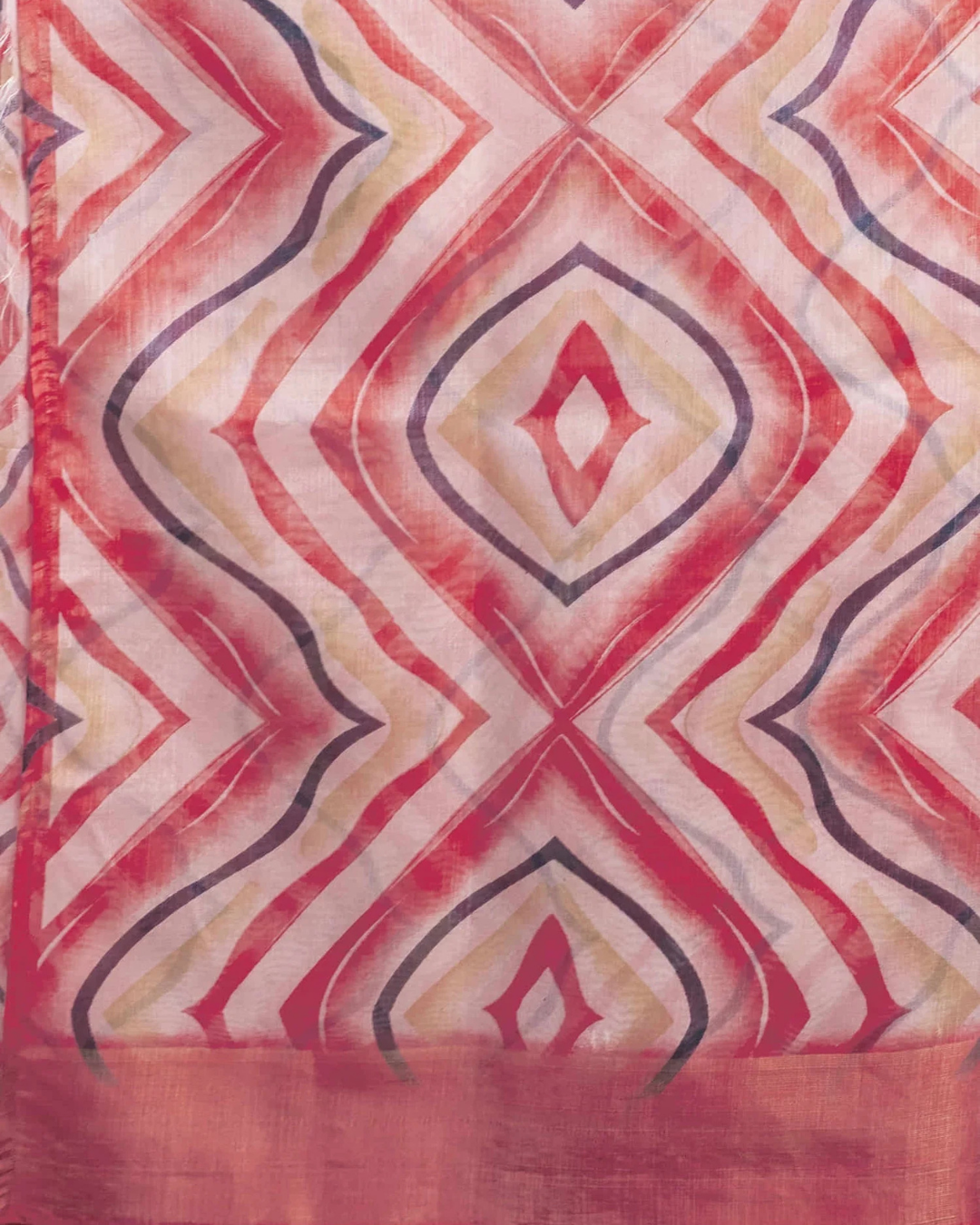 Rosy Charm - Handwoven Pink Cotton Saree