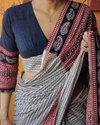 Artistic Mosaic - Multicolor Premium Chanderi Cotton Silk Saree