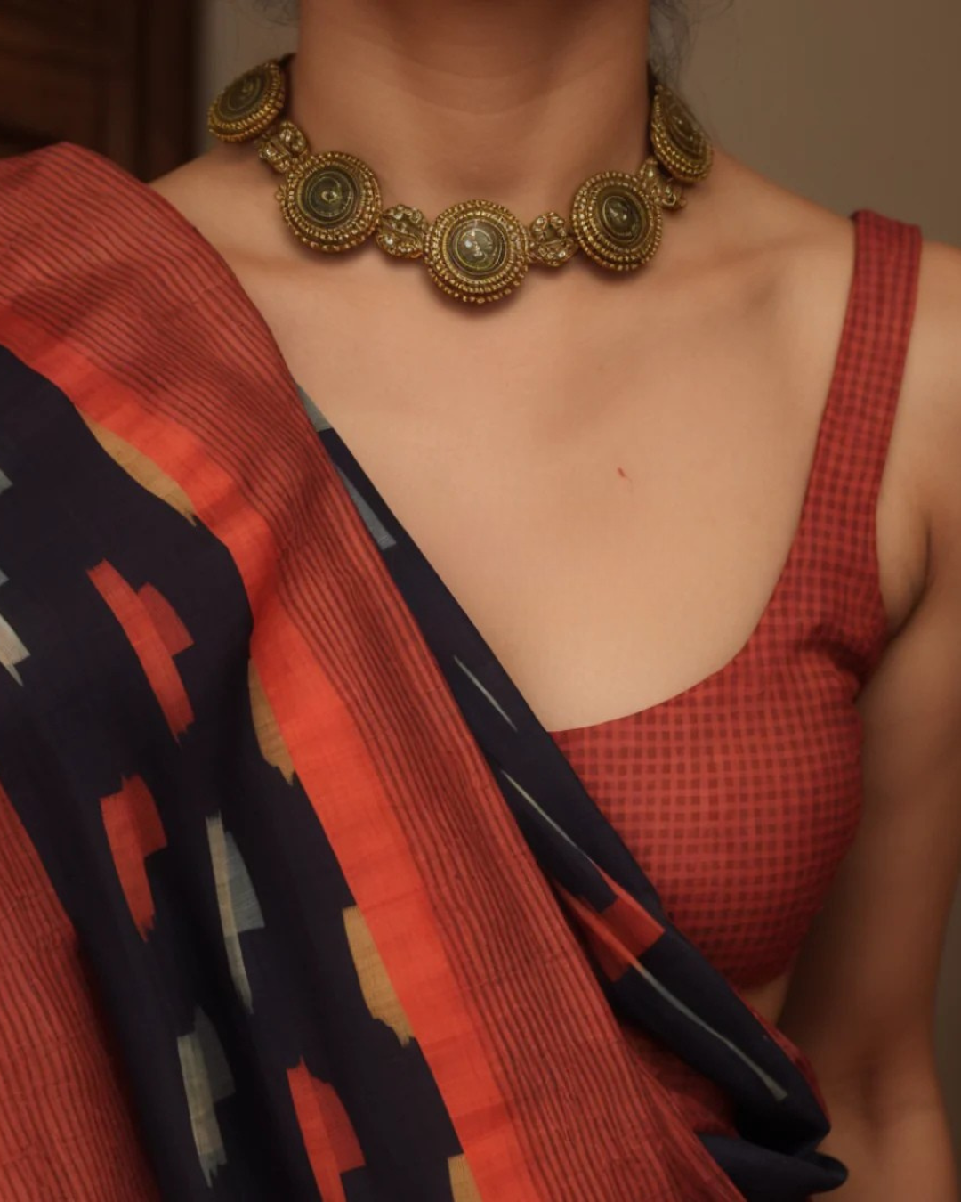 Timeless Allure - Premium Chanderi Cotton Silk Saree