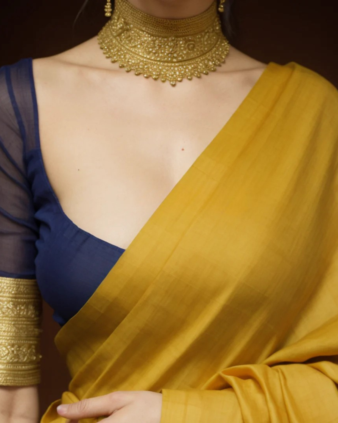 Luxe Whisper - Premium Muslin Saree