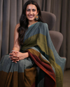 Royal Hues - Multicolor Chanderi Cotton Silk Saree